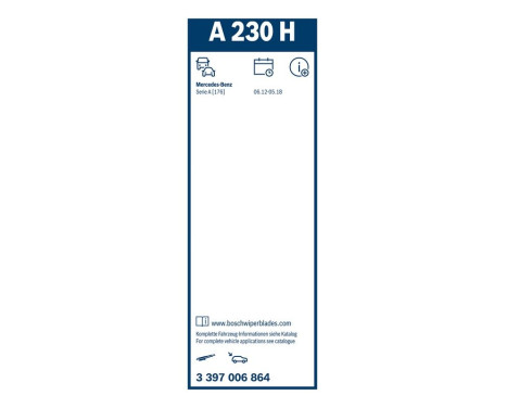 Bosch Wiper Blades Value Pack A204S + A230H, Image 11