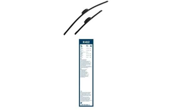 Bosch Wiper Blades Value Pack A213S + H412