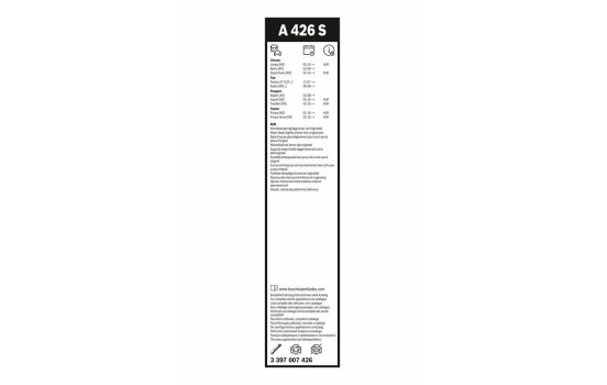 Bosch Wiper Blades Value Pack A426S + H840, Image 13
