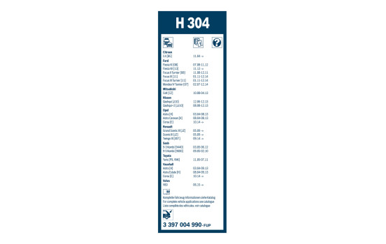 Bosch Wiper Blades Value Pack A432S + H304, Image 4