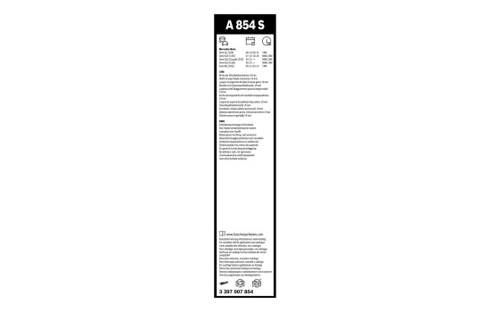 Bosch Wiper Blades Value Pack A854S + H840, Image 14