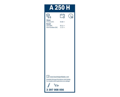 Bosch Wiper Blades Value Pack A868S + A250H, Image 11