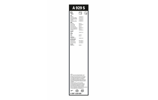 Bosch Wiper Blades Value Pack A929S + A230H, Image 13