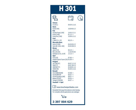 Bosch Wiper Blades Value Pack A931S + H301, Image 11