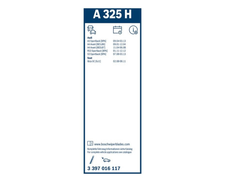 Bosch Wiper Blades Value Pack A933S + A325H, Image 26