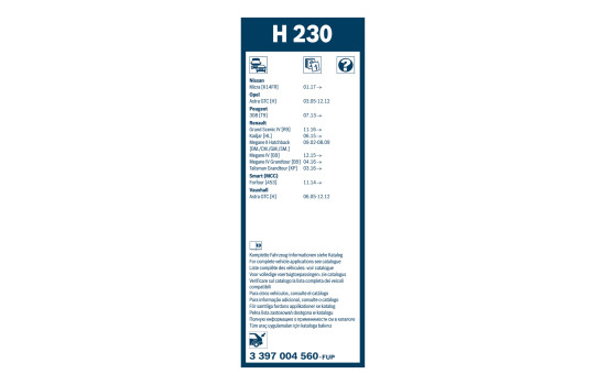 Bosch Wiper Blades Value Pack A945S + H230, Image 4