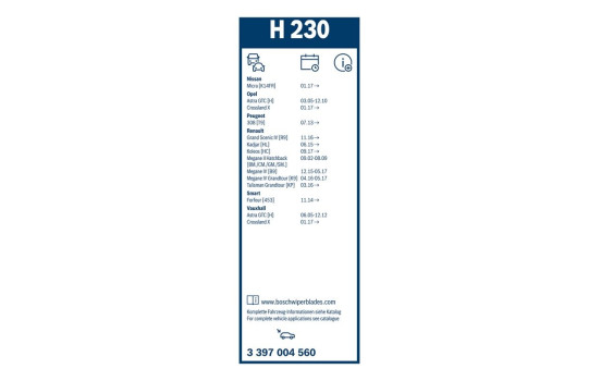 Bosch Wiper Blades Value Pack A945S + H230, Image 11