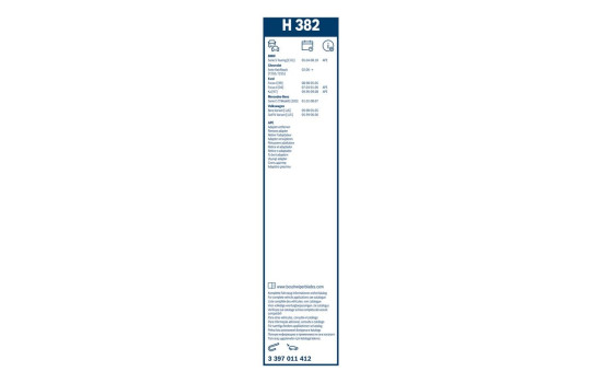 Bosch Wiper Blades Value Pack A955S + H382, Image 22