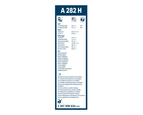 Bosch Wiper Blades Value Pack A979S + A282H, Image 14