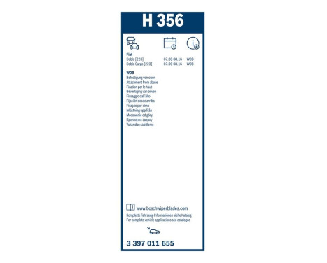 Bosch Wiper Blades Value Pack AR531S + H356, Image 27