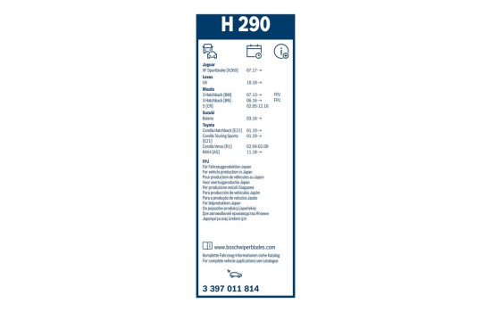 Bosch Wiper Blades Value Pack AR705S + H290, Image 10