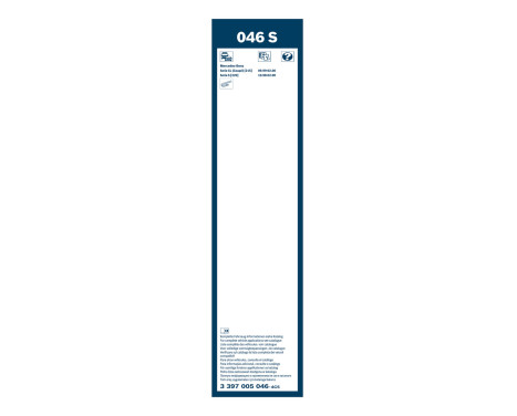 Bosch wipers Twin 046S - Length: 680/680 mm - set of wiper blades for, Image 3