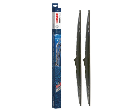 Bosch wipers Twin 046S - Length: 680/680 mm - set of wiper blades for