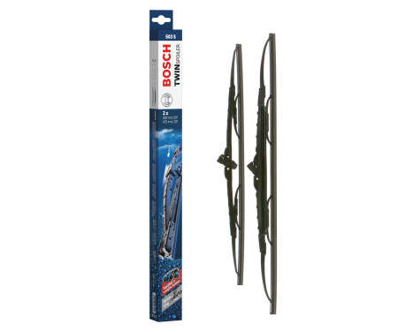 Bosch wipers Twin 503S - Length: 500/475 mm - set of front wiper blades