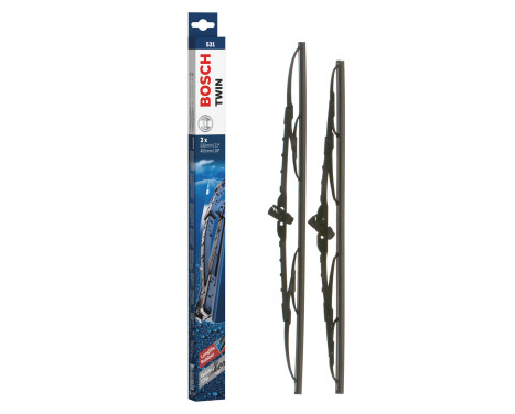 Bosch wipers Twin 531 - Length: 530/450 mm - set of wiper blades for