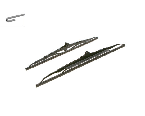 Bosch wipers Twin 531S - Length: 530/450 mm - set of front wiper blades, Image 4
