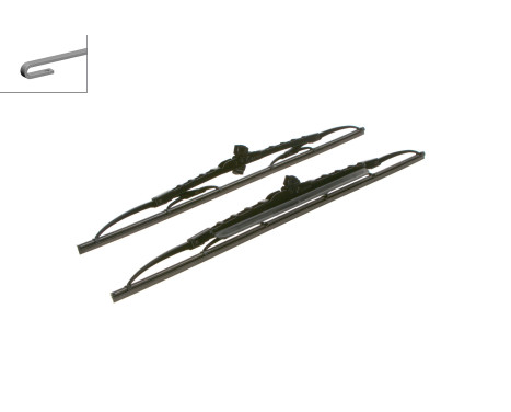 Bosch wipers Twin 532S - Length: 530/500 mm - set of wiper blades for, Image 4