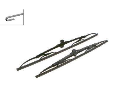 Bosch wipers Twin 533 - Length: 530/475 mm - set of wiper blades for, Image 5
