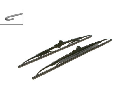 Bosch wipers Twin 533S - Length: 530/475 mm - set of front wiper blades, Image 5