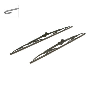 Bosch wipers Twin 543 - Length: 600/530 mm - set of front wiper blades, Image 5