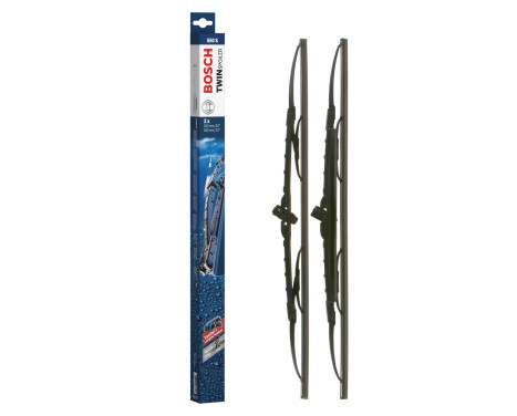 Bosch wipers Twin 550S - Length: 550/550 mm - set of wiper blades for