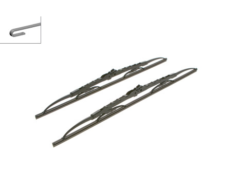 Bosch wipers Twin 551 - Length: 550/500 mm - set of wiper blades for, Image 4