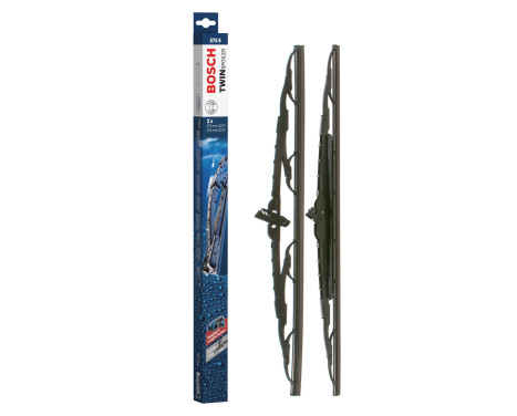 Bosch wipers Twin 575S - Length: 575/575 mm - set of front wiper blades