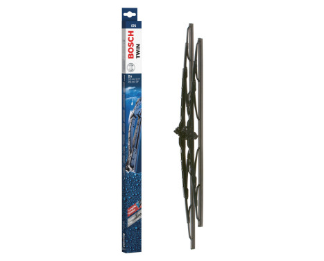 Bosch wipers Twin 576 - Length: 575/450 mm - set of wiper blades for