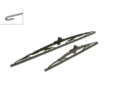 Bosch wipers Twin 577 - Length: 575/380 mm - set of front wiper blades, Image 4