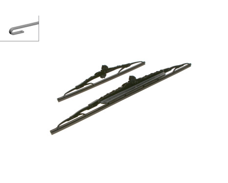 Bosch wipers Twin 578S - Length: 575/360 mm - set of front wiper blades, Image 4