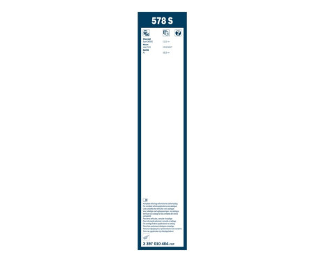 Bosch wipers Twin 578S - Length: 575/360 mm - set of front wiper blades, Image 7