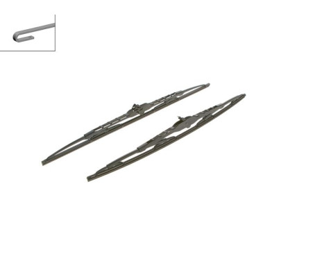 Bosch wipers Twin 582S - Length: 550/530 mm - set of front wiper blades, Image 5