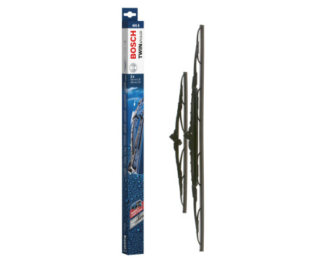 Bosch wipers Twin 601S - Length: 600/400 mm - set of wiper blades for