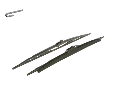 Bosch wipers Twin 602S - Length: 600/600 mm - set of wiper blades for, Image 4