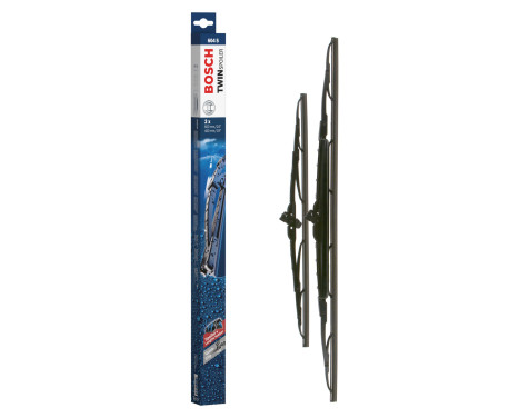 Bosch wipers Twin 604S - Length: 600/450 mm - set of wiper blades for