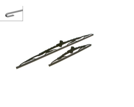 Bosch wipers Twin 605 - Length: 600/340 mm - set of wiper blades for, Image 5