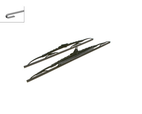 Bosch wipers Twin 606S - Length: 600/500 mm - set of front wiper blades, Image 4
