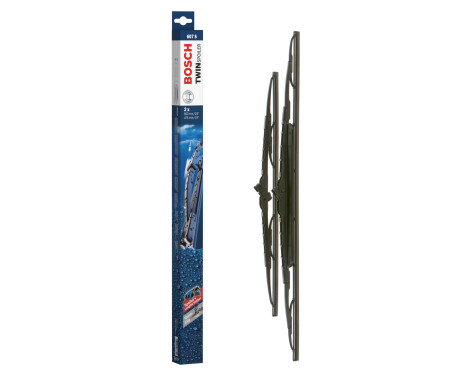 Bosch wipers Twin 607S - Length: 600/475 mm - set of front wiper blades