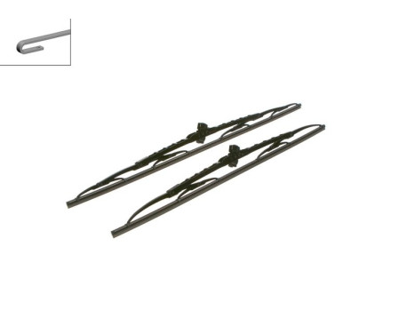 Bosch wipers Twin 608 - Length: 600/550 mm - set of wiper blades for, Image 5