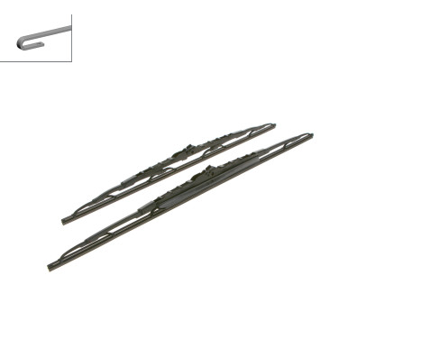 Bosch wipers Twin 608S - Length: 600/550 mm - set of front wiper blades, Image 4