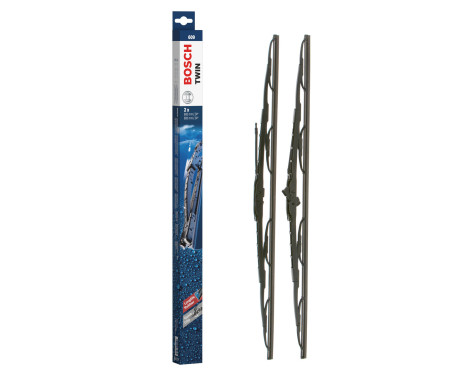 Bosch wipers Twin - 609 - Length: 600/600 mm - set of front wiper blades