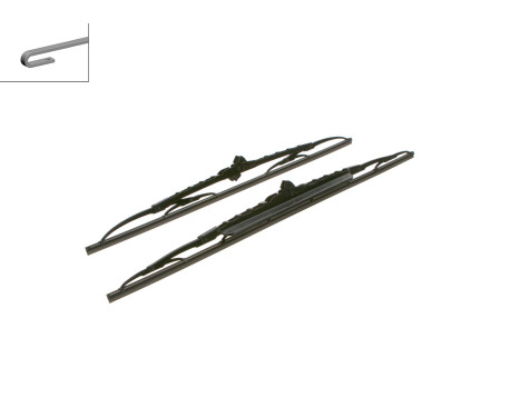 Bosch wipers Twin 611S - Length: 600/530 mm - set of front wiper blades, Image 4