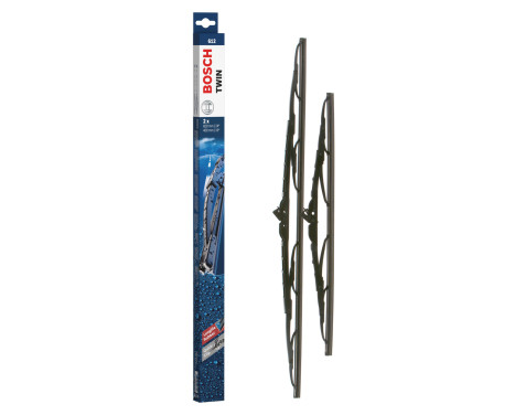 Bosch wipers Twin 612 - Length: 600/400 mm - set of wiper blades for