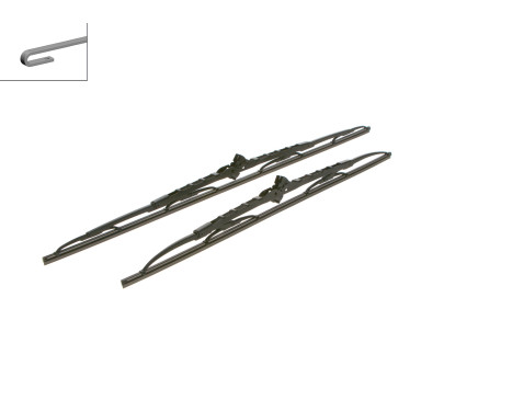 Bosch wipers Twin 655 - Length: 650/550 mm - set of wiper blades for, Image 4