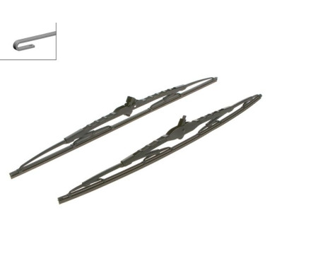 Bosch wipers Twin 682 - Length: 550/530 mm - set of front wiper blades, Image 5