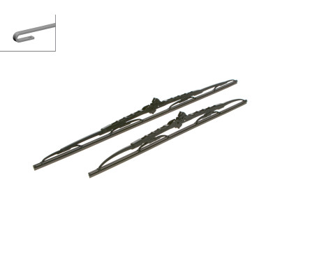 Bosch wipers Twin 701 - Length: 650/500 mm - set of wiper blades for, Image 4