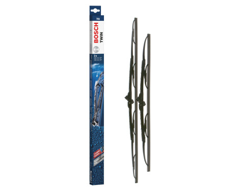 Bosch wipers Twin 701 - Length: 650/500 mm - set of wiper blades for