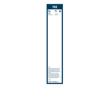 Bosch wipers Twin 702 - Length: 700/650 mm - set of wiper blades for, Image 7