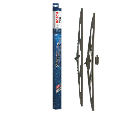 Bosch wipers Twin 801 - Length: 600/530 mm - set of wiper blades for, Image 2