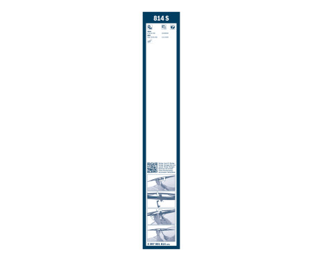 Bosch wipers Twin - 814S - Length: 625/625 mm - set of front wiper blades, Image 3